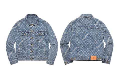 supreme louis vuitton camo denim jacket|Louis Vuitton supreme moletom original.